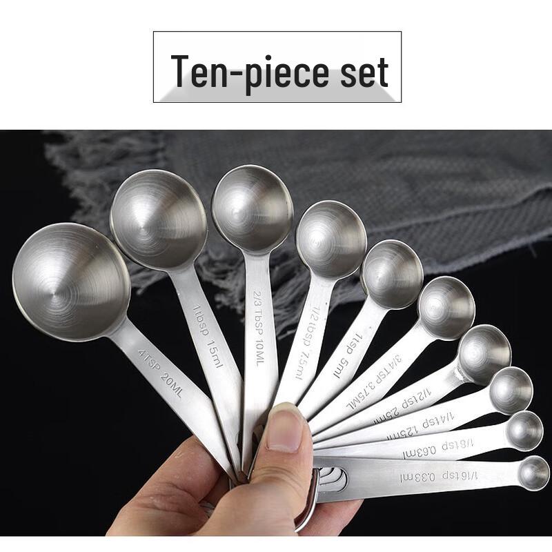 

Yude 304 Stainless Steel Measuring Spoon Set