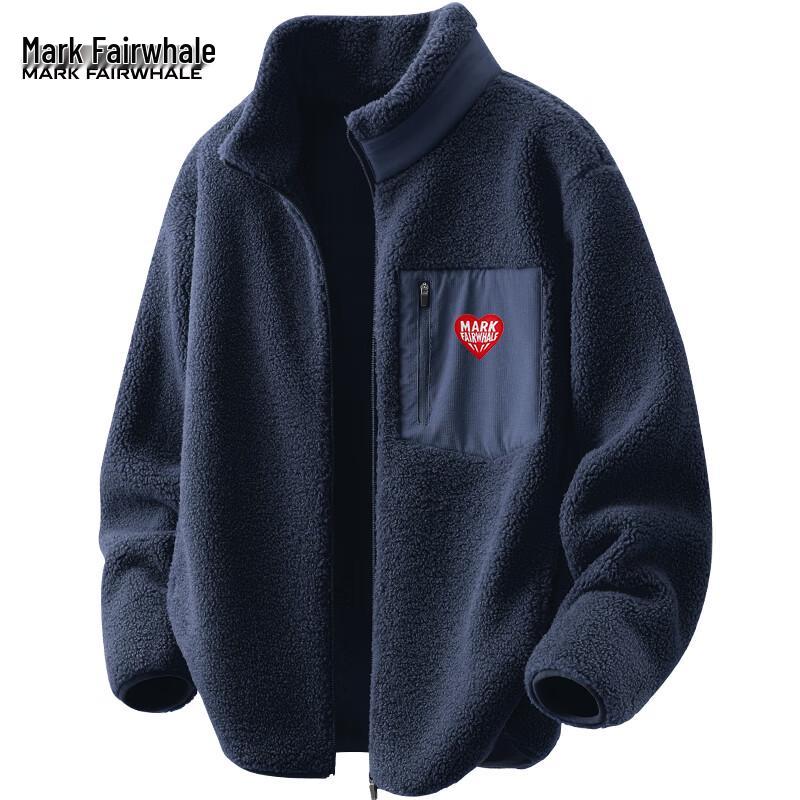 Mark Fairwhale Herren Winter Schwergewicht Winddichte Fleecejacke