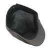 Cotton and linen solid color six-piece cloth splicing men's cap retro W copper buckle beret women's simple sun hat