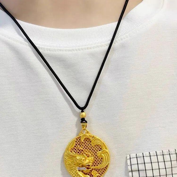 2026 High-End Unisex Drachen Goldlegierung Anhänger: Elegantes Geschenk