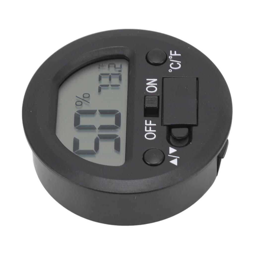 Temperature Humidity Meter Portable Round Embedded Electronic Digital Display Temperature Humidity