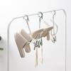 Rotating Double Hooks Windproof Anti-skid Household Shoe Drying Rack Hanger