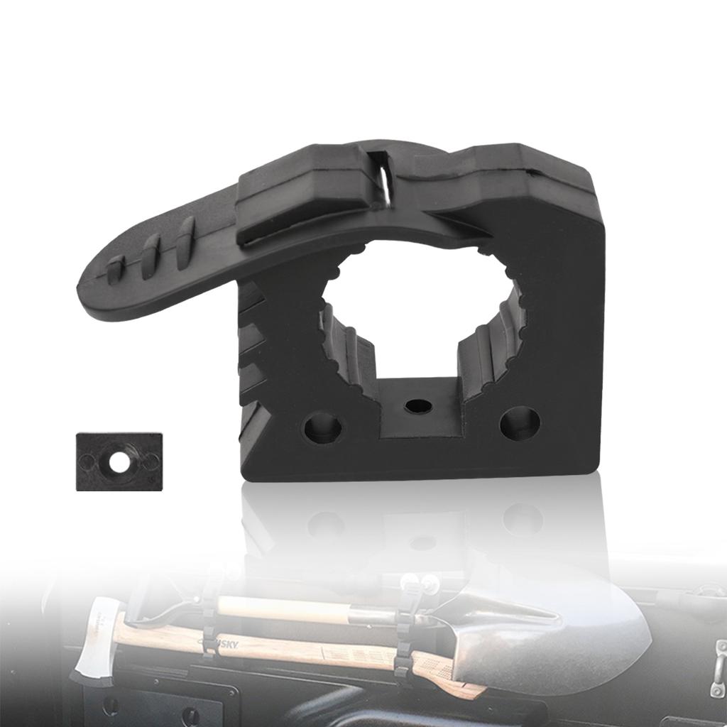Rubber Clamp for Mounting Tools Equipment Shovel Holder Bracket For Offroad ATV UTV Truck Accessories Trailer RV Boat