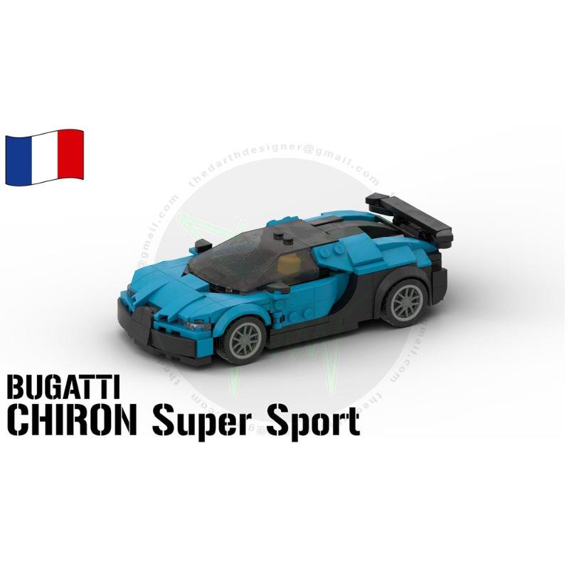 Platinum Block MOC Bugatti Chiron Pur Sport Model - 1:35 Scale