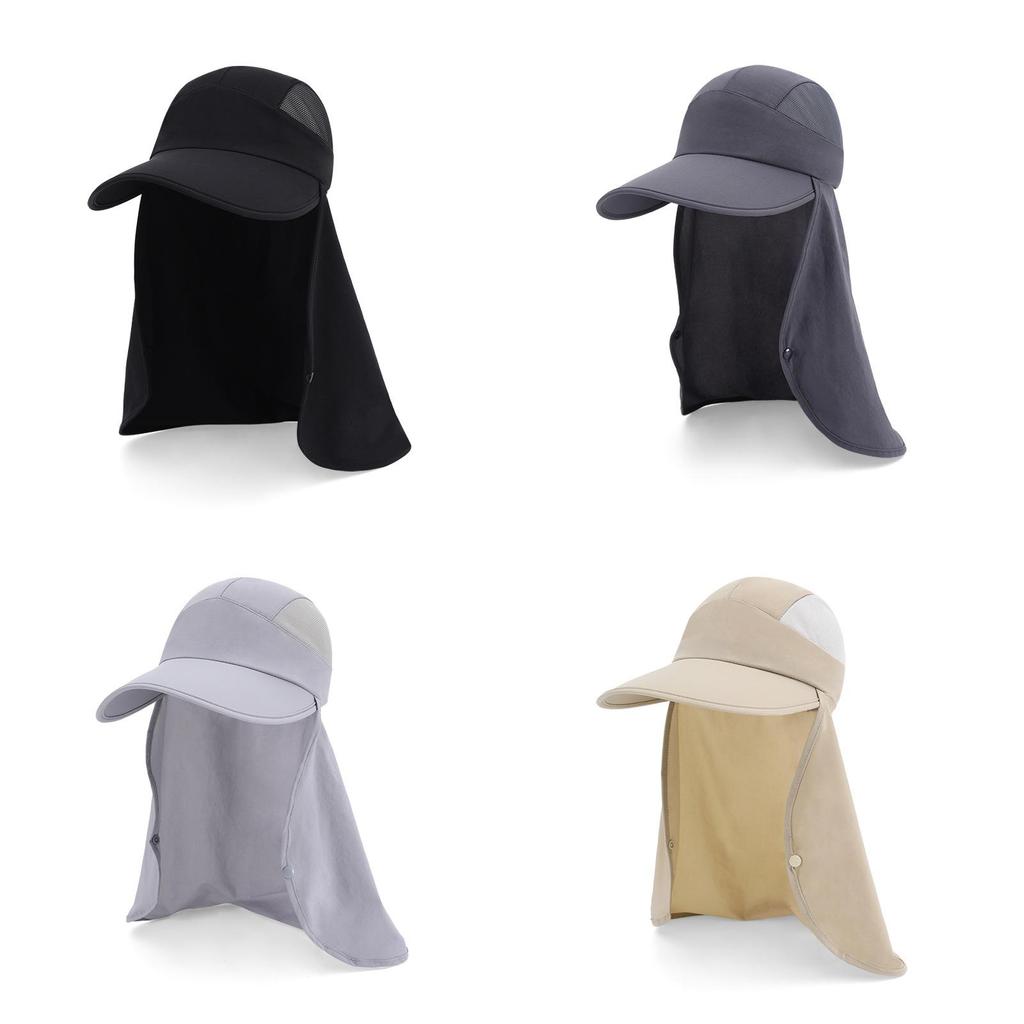 Summer Sun Protection Hat For Women With Wide Brim And Neck Cover Outdoor Uv Guard
