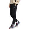 Li Ning Fitness Series Knitted Sweatpants Men's Black Moderate Straight Fit Pants AYKR757-1