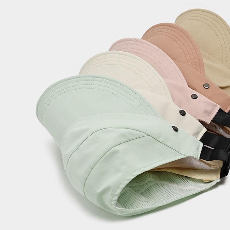 Sun Protective Ponytail Hat for Girl Women Sunproof Hat Sport Beach Hat Breathable Outdoor Baseball Hat Camping Visor Hat