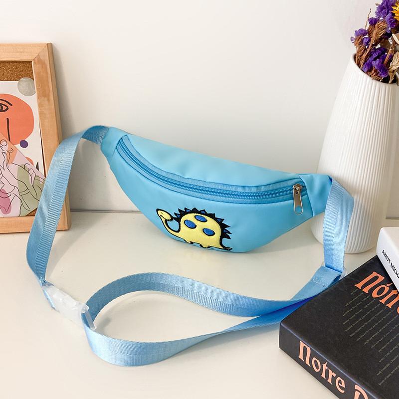 Stylish And Comfortable Childrens Sling Bag With Animal Designs Perfect For Preschoolers And Toddlers синий