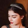 Hair Jewelry Crystal Bridal Crown Zircon Princess Tiara Diadem Wedding Hair Jewelry  Girls