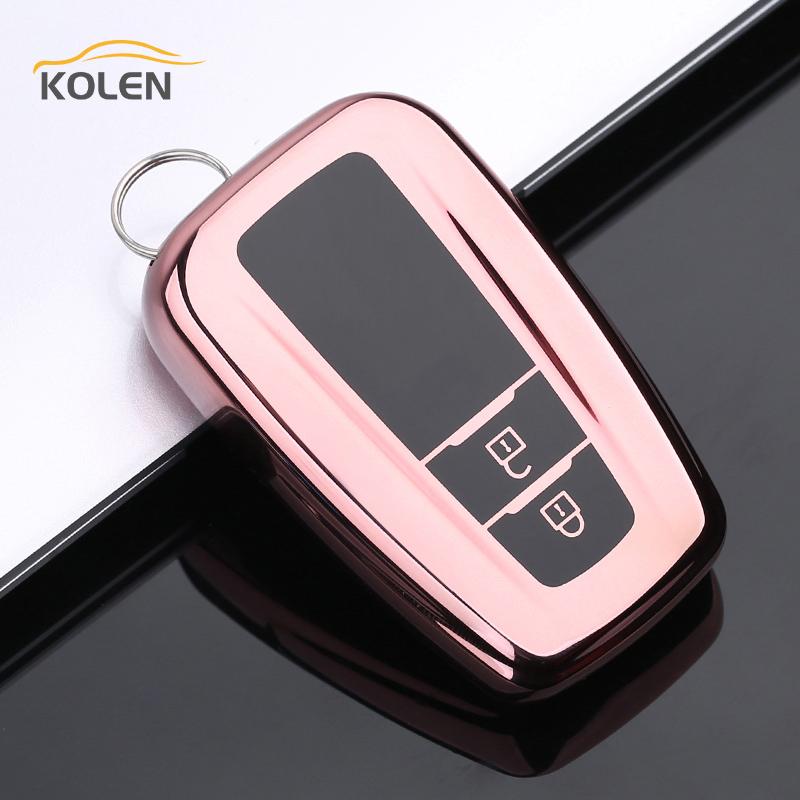 Soft TPU Car Remote Key Case Cover Shell Fob For Toyota Prius CHR C-HR Camry Corolla RAV4 Avalon Land Cruiser Prodo Accessories