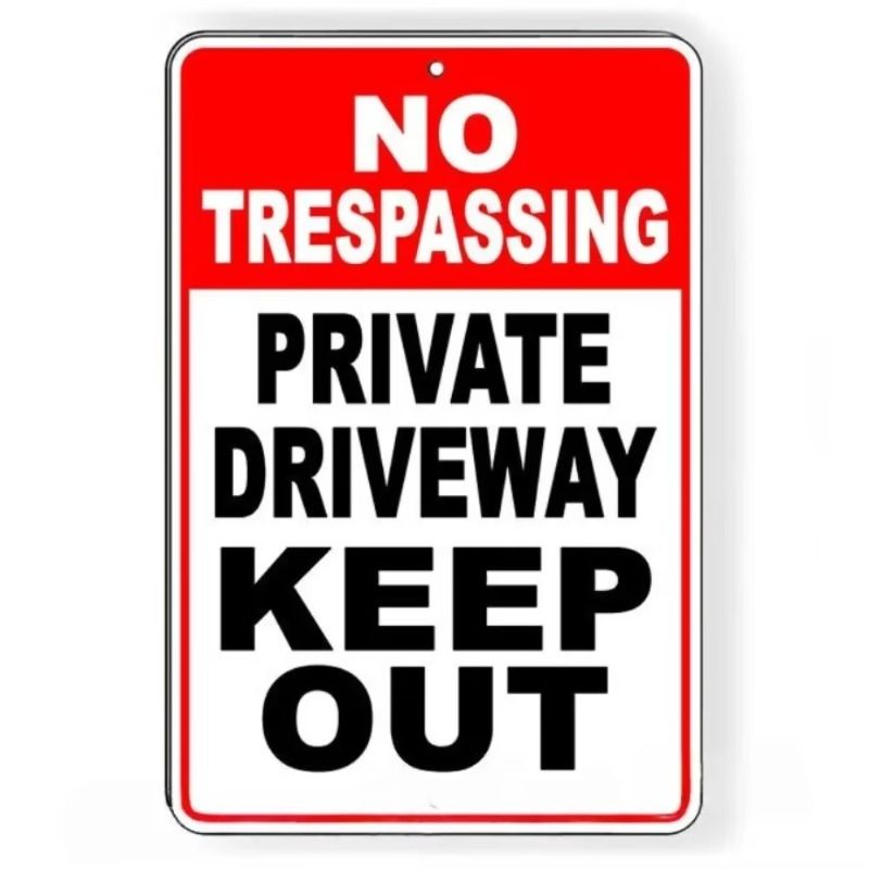 Decorative Metal Wall Art Sign 20x30cm