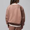 Jordan Crew Neck Pullover Solid Color Sweatshirt Kids Sweatshirt Brown HQ8252-258