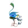 Peacock Flower Pot Iron Cute Animal Shape Plant Container for Succulent Green Plant Indoor and