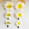 Korean Style Simulation Flower Hair Clip Bohemian Style Seaside Vacation Headwear Flower Hairpin Headdress Duckbill Clip