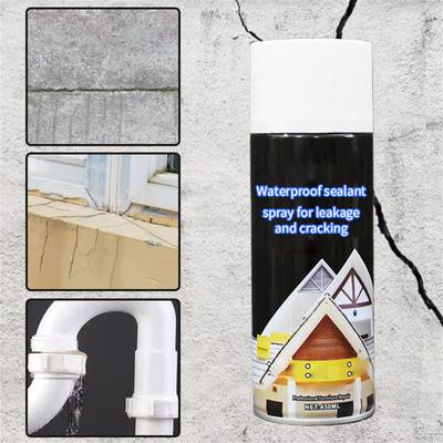 450ml Su Geçirmez Sızıntı Durdurucu Sprey Sızıntı ve Çatlama İçin Hava Koşullarına Dayanıklı Sızdırmazlık Spreyi Siyah