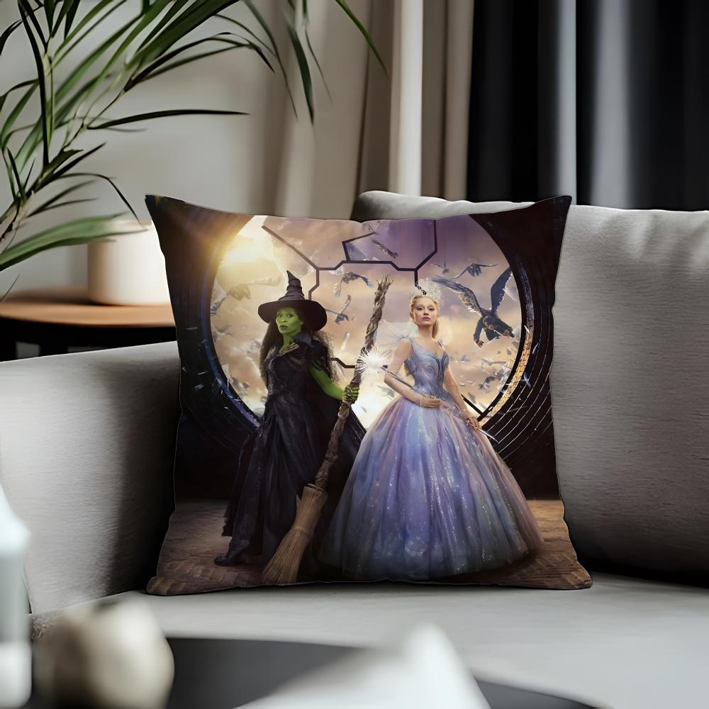 Viral Wwickedew Cushion Cover Antidustmite Pillowcase Invisible Zipper Silky Short Plush Sofa Cushion Cover