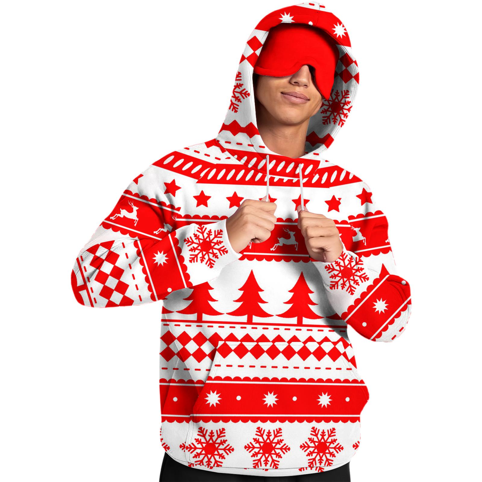 

Мужская флисовая толстовка, повседневная, с длинным рукавом XL белый