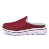 2025 Autumn/Winter Plus Size Furry Couple's Velvet Cotton Half Slippers - Warm, Casual Footwear for Men and Women