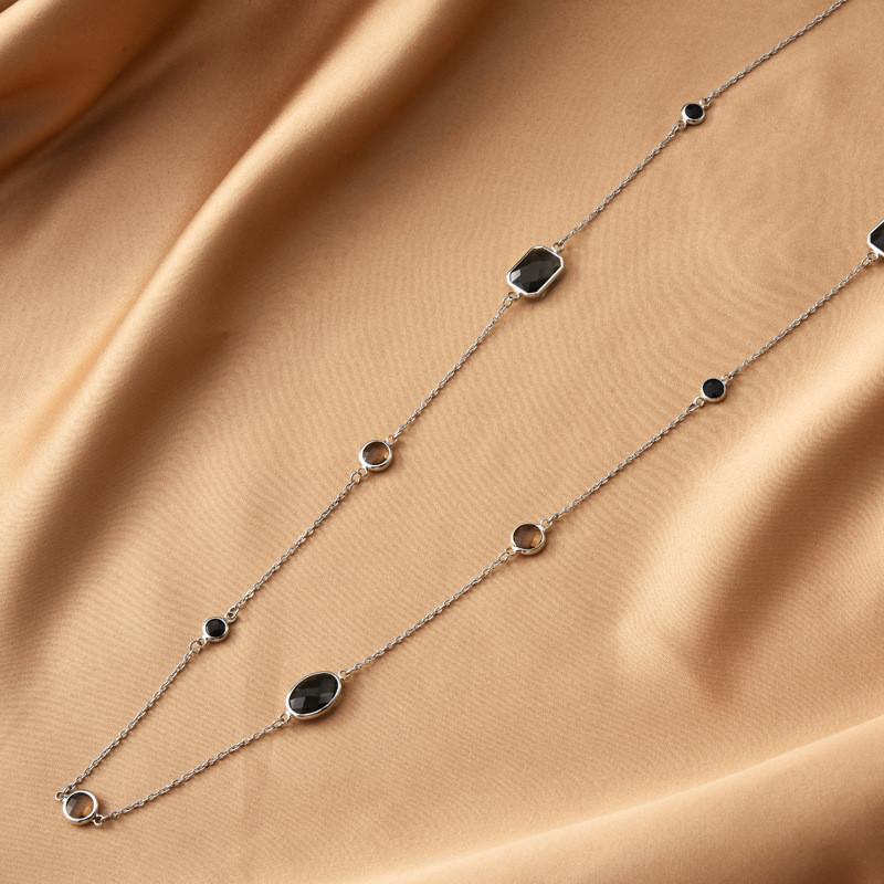 Stylish Korean Geometric Pendant Necklace For Men And Women With Elegant Titanium Steel Design