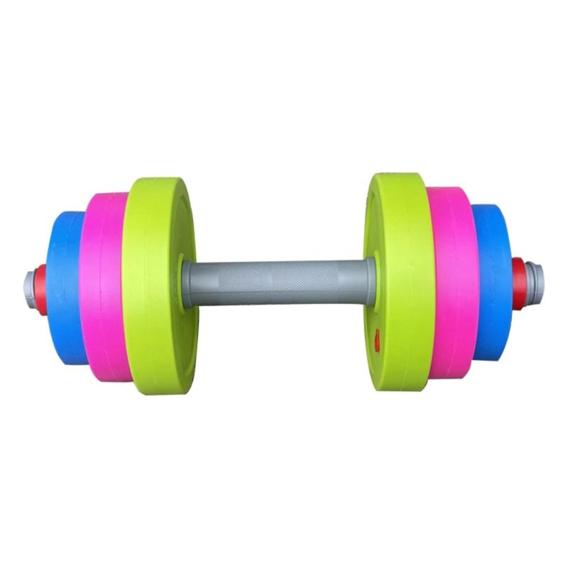 

Цветная пластиковая гантель-игрушка Безопасный легкий спортивный снаряд для раннего развития мышц 1