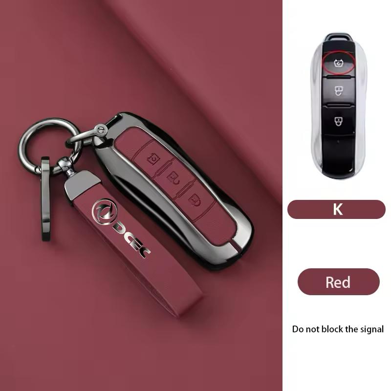 3 button car keychain case, suitable for Dongfeng Fengxing Fengguang ix5 580 ix7 Seres Sf5 2021 car keychain keychain accessorie