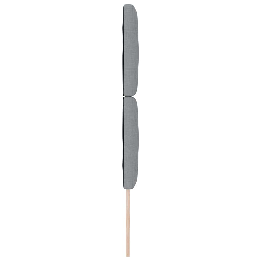 Headboard Light Grey 80 cm Fabric