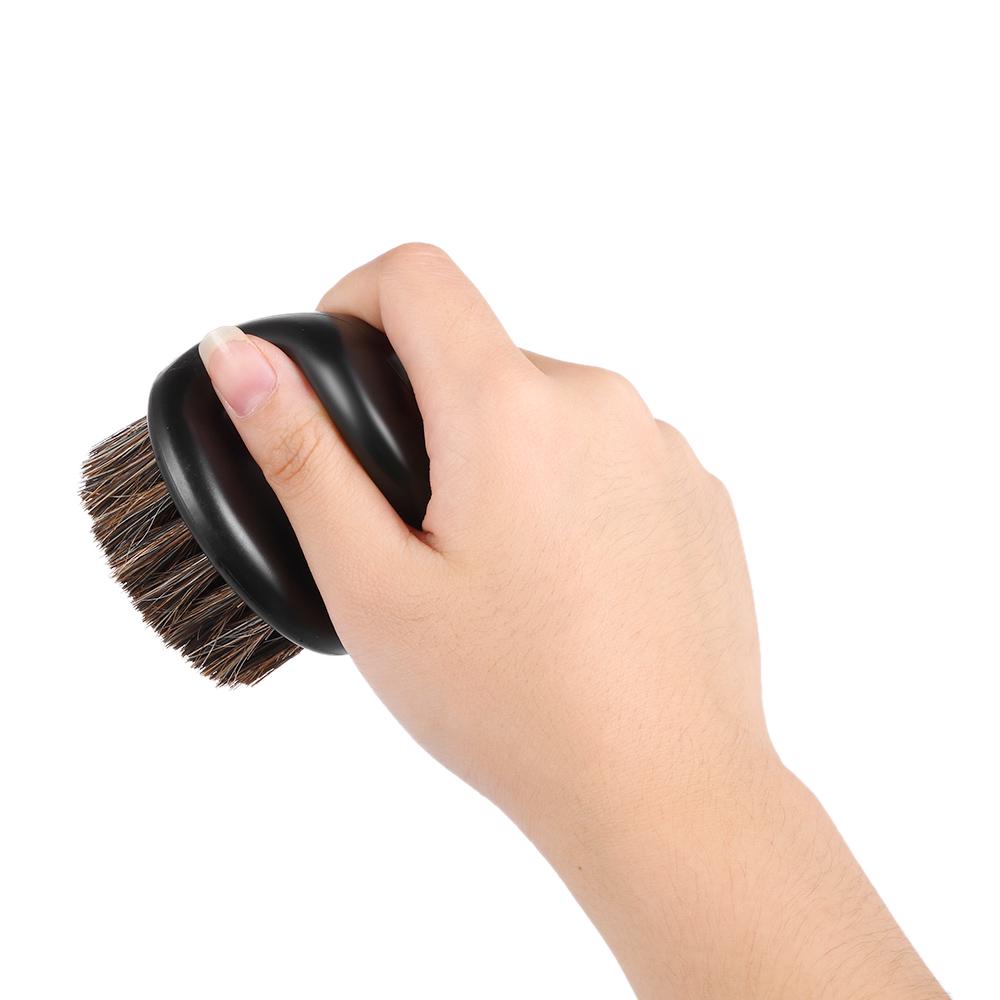 Skäggborste för män Frisör Hår Sweepborste Mustasch Rakborste Hals Ansiktsdammborste
