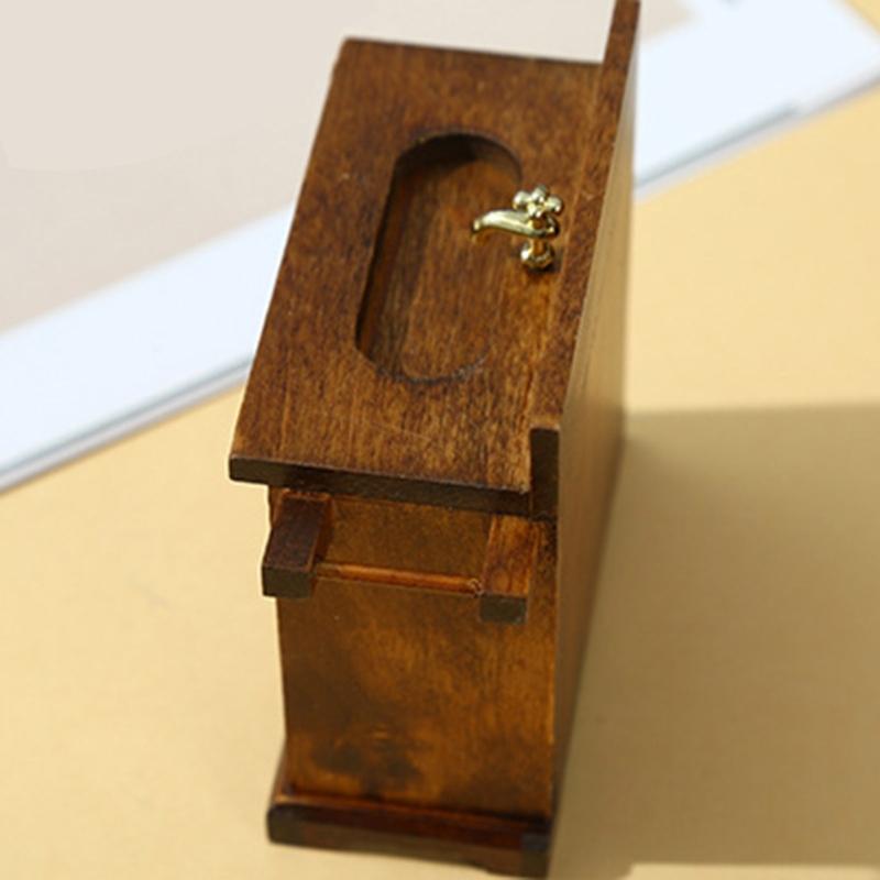Realistic 1/16 Scale Wash Basin Cabinet for Dollhouses Bathroom or Kitchen Accessories