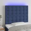 VidaXL LED Headboard Bedroom Furniture Single Bed Accessory Headboard Bed Frame Interior Blue 3122854