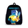 Cute Cartoon Print Minecraft Backpack For Boys And Girls Lightweight And Spacious Medium Size 36-55l Capacity