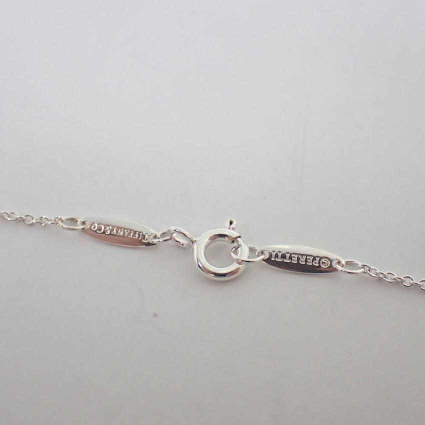 [Used] TIFFANY 925 Teardrop Pendant/Necklace/j109-5