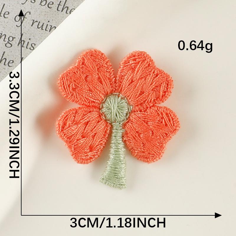 Akcesoria Spinka do włosów Akcesoria do włosów Akcesoria Naklejki do haftowania rozpuszczalne w wodzie Metka z tkaniny kwiatowej Broszka Łatka DIY Metka z tkaniny Naklejka z tkaniny