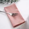 24 Stück 40cm x 40cm Stoffservietten Waschbar Wiederverwendbar Großpackung Einfache Baumwolle Tischserviette für Zuhause Küche Abendessen Hochzeitsdekoration