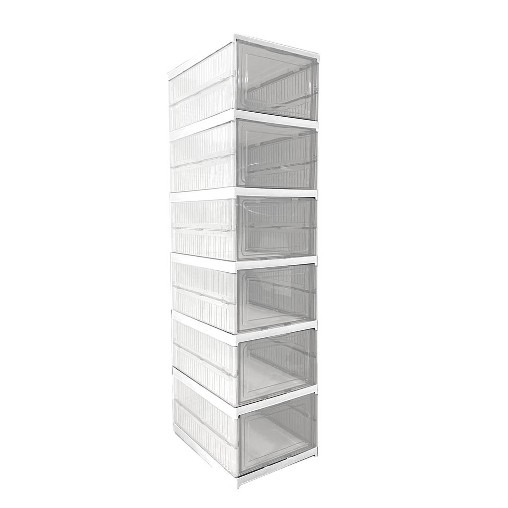 Zapatero Plegable 6 Niveles 105x25,5x34,5 Nyana Home | Caja Zapatos | Organizador Calzado