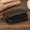 Mini Coin Purse Wallet Genuine Leather Men Woman Card Holder Zipper Small Purse For Coins Cards Cash Little Wallet Male Female