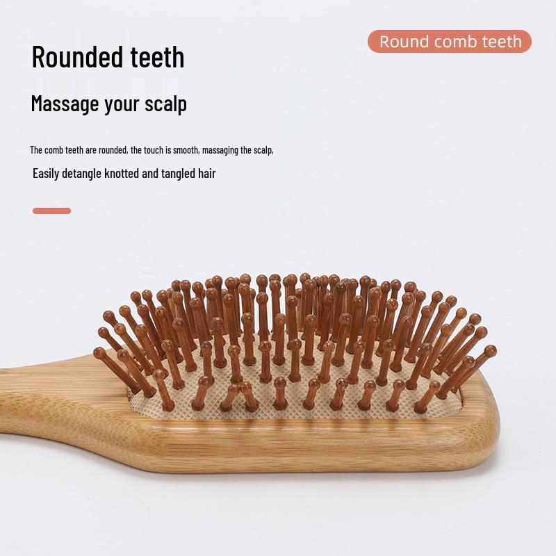 Bamboo Air Cushion Scalp Massage Comb for Women