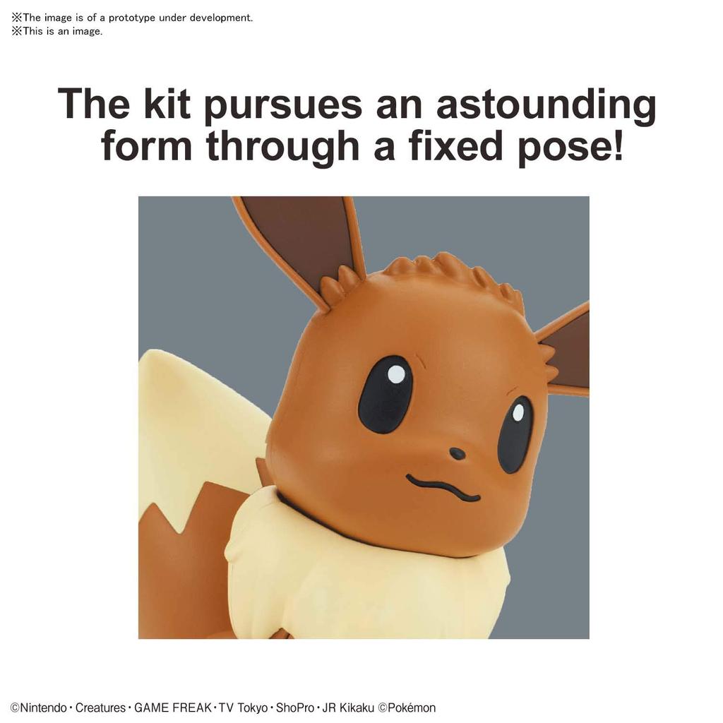 Bandai Hobby Pokemon 04 Bandai Spirits Pokemon Model - - Eevee, KitQucik!!