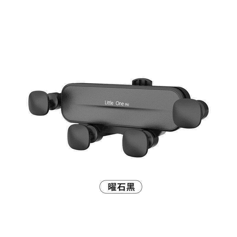 Premium Car Phone Holder Gravity Invisible Retractable Creative Car Mount m Air Vent Navigation Phone Holder Wholesale Pro Obsidian Black