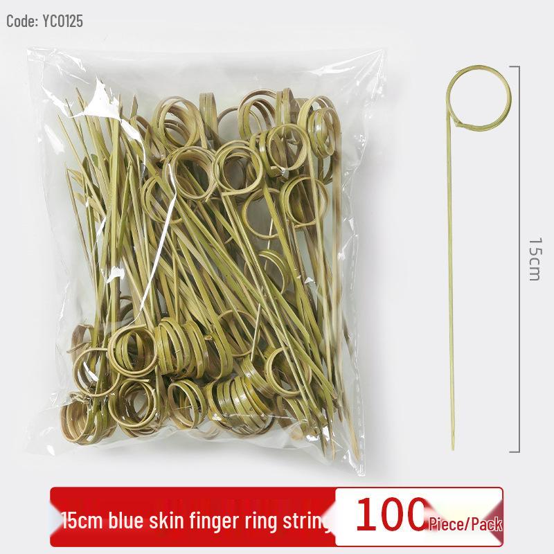 Creative Bamboo Fruit & Flower Picks for Parties, Cocktails, Burgers, & Easter Decorations