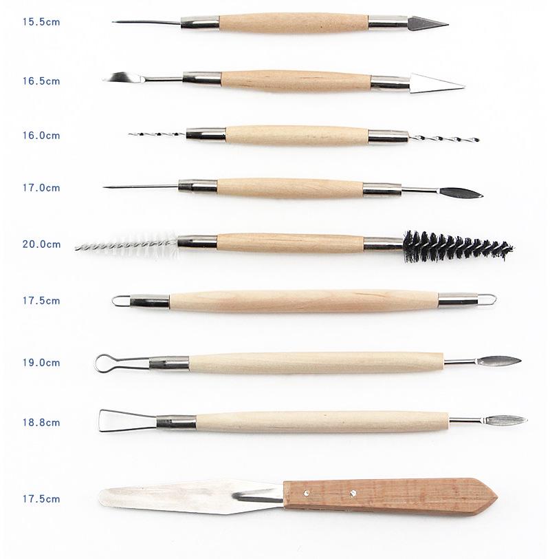 30-Piece Polymer Clay and Pottery Tool Set for Sculpture and Carving