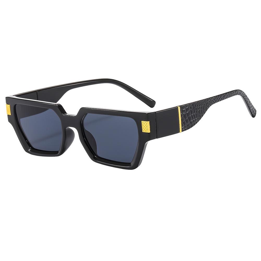 Updated European and American personalized fashion square sunglasses