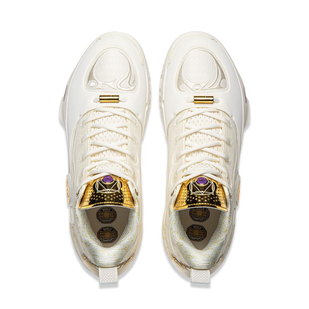 Li Ning Wow 12 Wade 12 Basketball Shoes Men Sneakers White Platinum ABAV085-22