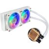 COOLER MASTER - MasterLiquid PL240 Flux White - Refroidissement liquide CPU - 12cm