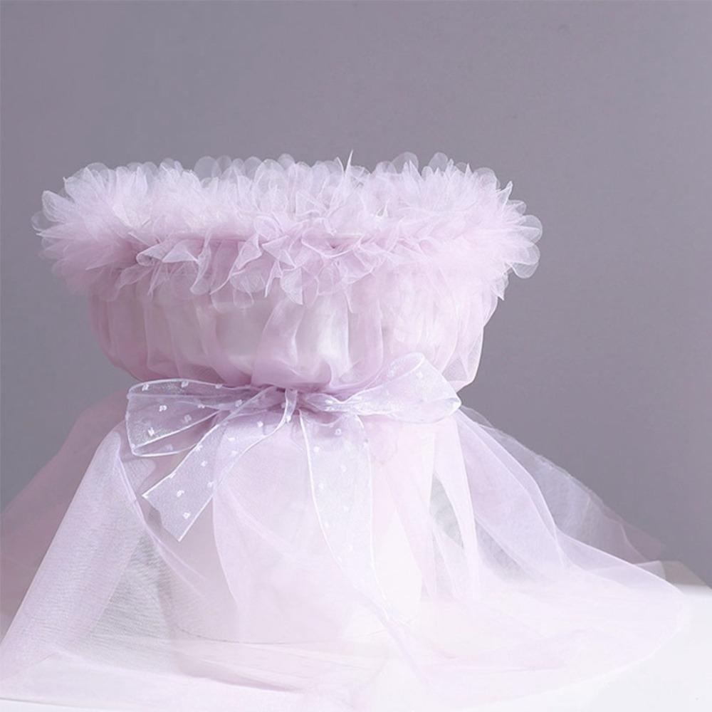 

Однотонна пряжа для обгортання квітів 50x75см Декоративна пряжа для обгортання Букет