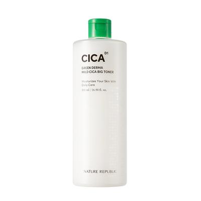 Green Derma Mild Cica Big Toner, 500 ml, 1 unità