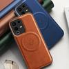 EUCAGR Luxury PU Leather MagSafe Magnetic Wireless Charging Phone Case For Infinix Note 50 Pro+ 50S 50X Protective Back Cover
