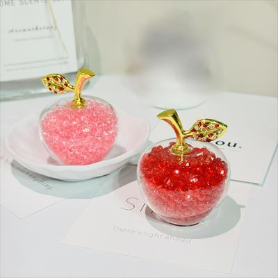 Crystal Apple Decorations,  Art and Crafts, Suitable for Bookshelves, Family Living Room, Office Cafe Decorations, Room Desktop Display Decorations