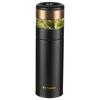 Ceramic Lined Insulated Travel Mug With Tea Infuser Men Women Smart Temperature Retention 300-400ml Stainless Steel