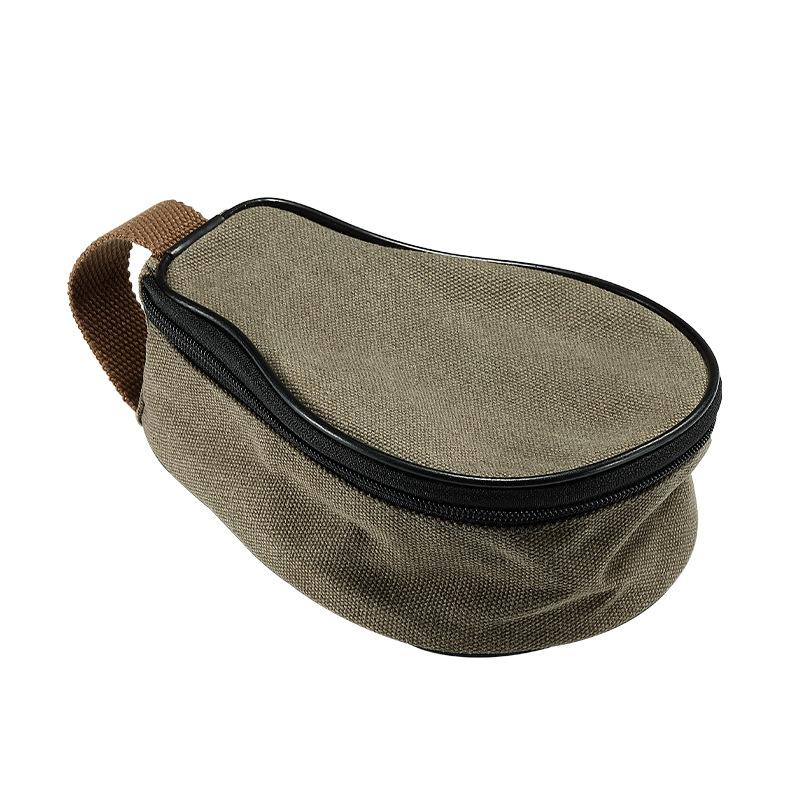 CAMPINGMOON S220-BB Camping Outdoor Camping Thickened Cotton Canvas Snow Cup Snow Bowl Storage Bag