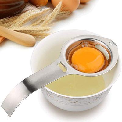 Stainless Steel Long Handle Egg Separator Egg Yolk White Separator Filter Egg Divider Baking Cooking Tools Kitchen Gadgets